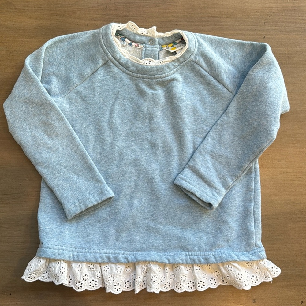 Boden eyelit detail sweatshirt